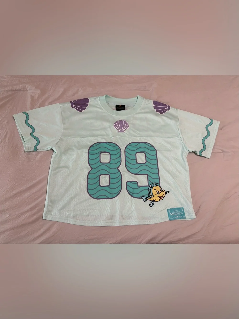 BoxLunch Disney The Little Mermaid Ariel Cropped Jersey